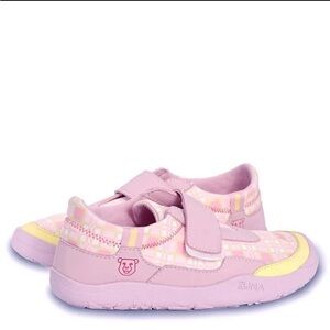 Zuna barefoot shoes for kids size 13 wide toe box pink velcro